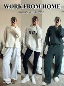 casual winter outfit ideas for work from home