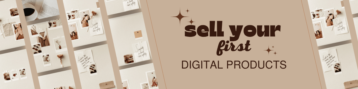 sell your first digital product