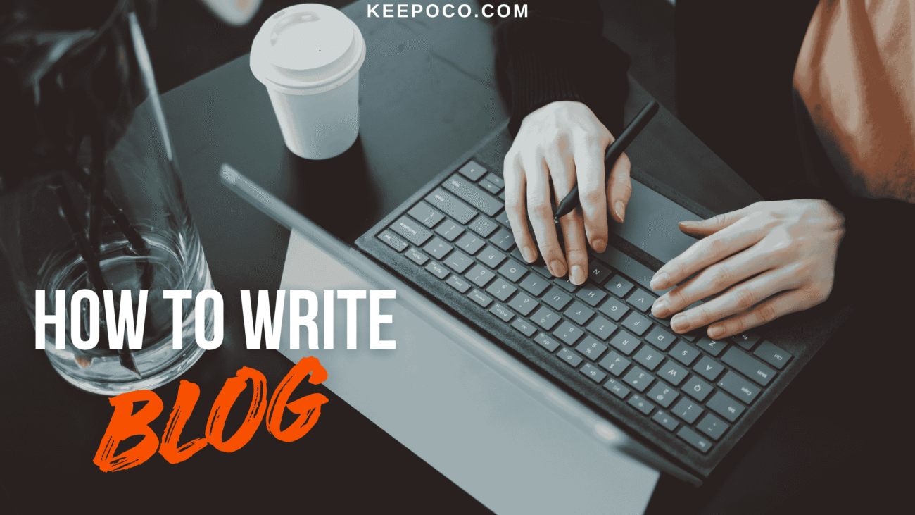 how to write blog for website