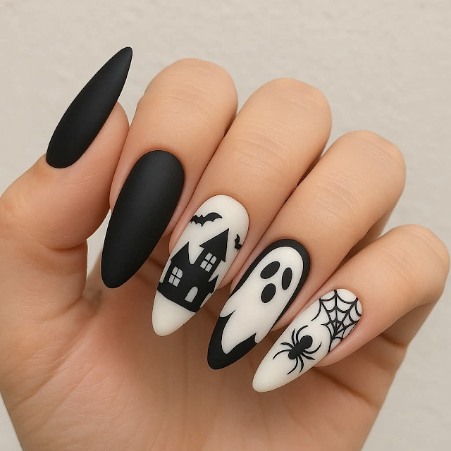viral Halloween nails