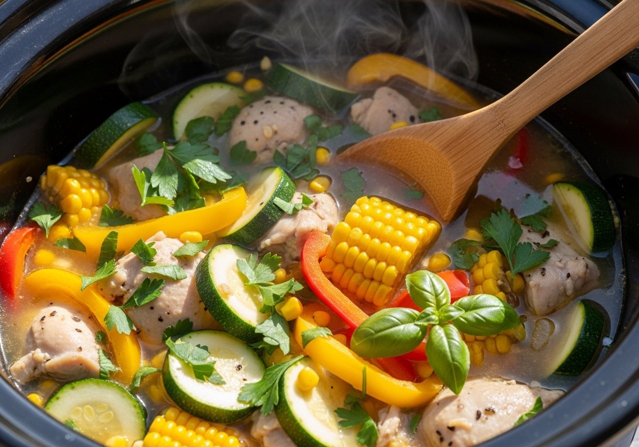 Healthy Dump and Go Summer Crockpot Recipes