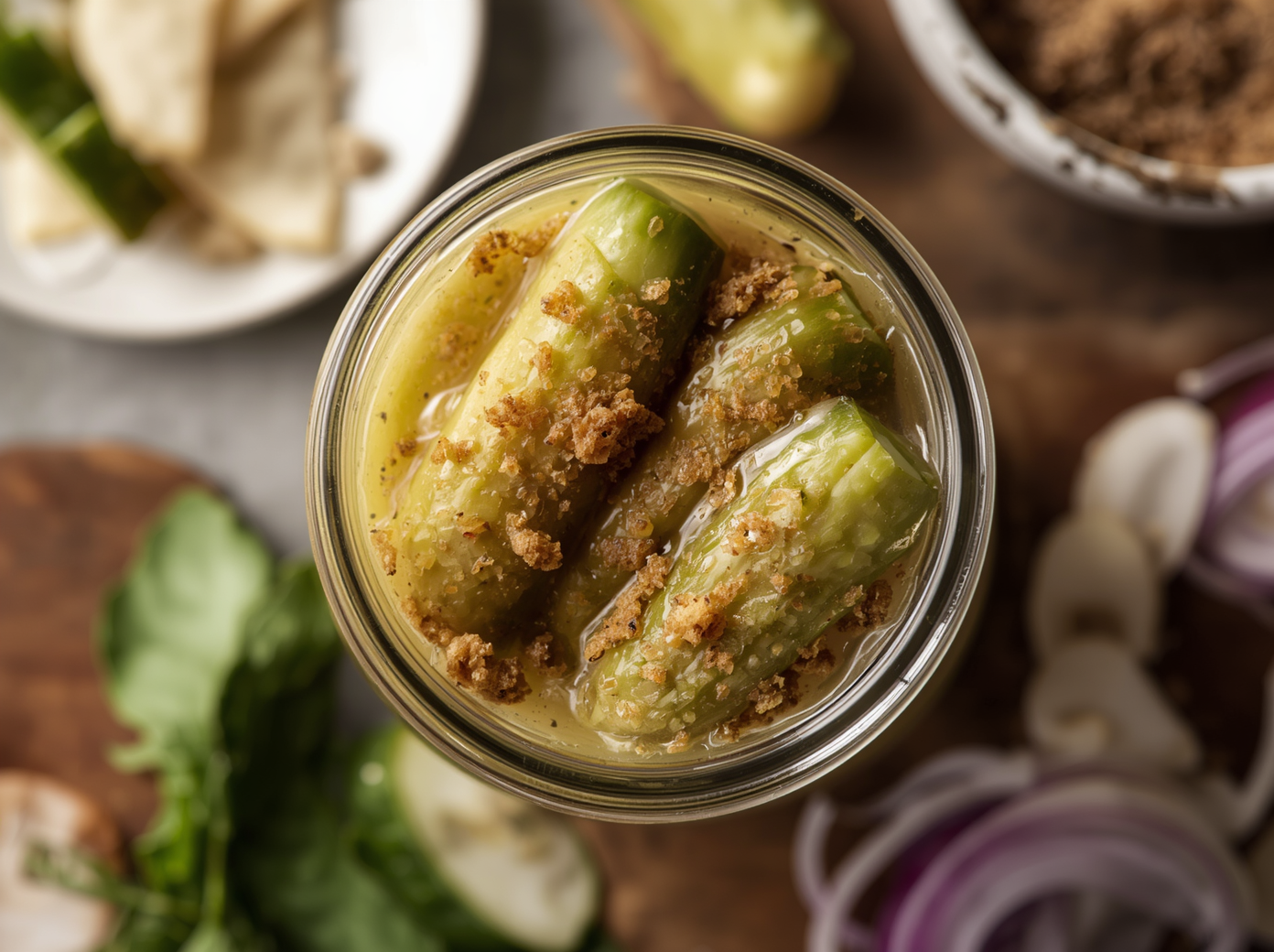 Bread and Butter Pickle Recipe with Brown Sugar (Easy & Crunchy)